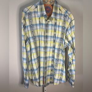 NWOT Robert Graham Mens Button Down Shirt
